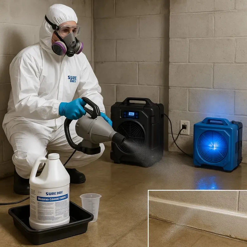 Sanitization and Odor Removal process in Windham, NH